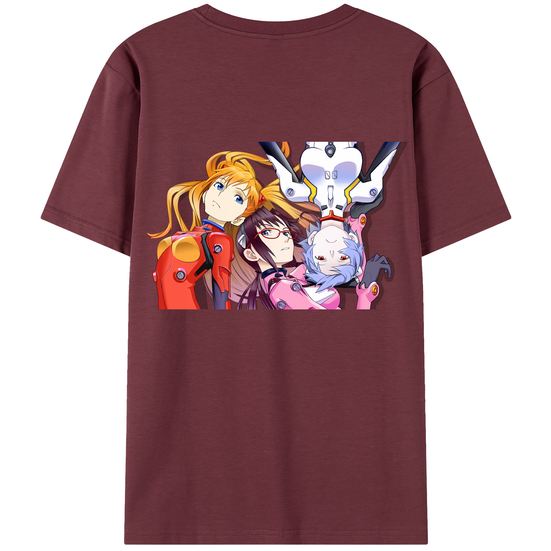 （画像用） EVA 新世紀エヴァンゲリオン 綿100％半袖Tシャツ（背面プリント）